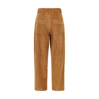 Kristina Ti Brown Cotton Casual Pants