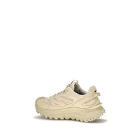 Moncler Beige Calf Leather Bos Taurus Athletic Sneakers