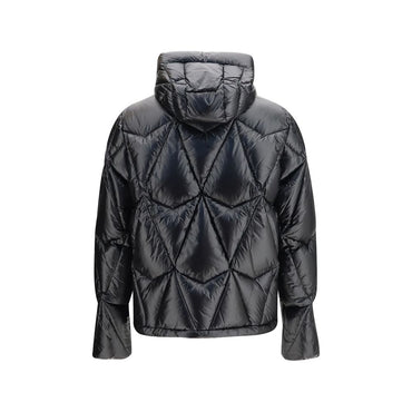 Moose Knuckles Black Nylon Shell Jacket