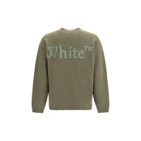 Off-White Bicolor Wool Oves Aries Sweatshirt