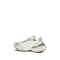 Dsquared² White Polyester Athletic Sneakers
