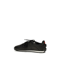Dsquared² Black Calf Leather Bos Taurus Athletic Sneakers