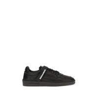 Dsquared² Black Calf Leather Bos Taurus Athletic Sneakers