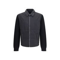 Prada Black Wool Oves Aries Full-Length Jacket