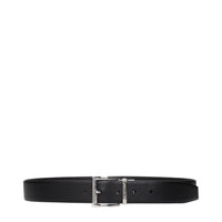 Prada Black Leather Regular Belt
