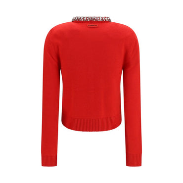 PINKO Multicolor Wool Oves Aries Cardigan