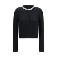 PINKO Black Wool Oves Aries Cardigan