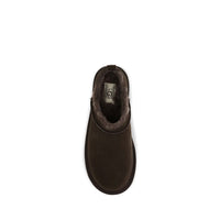 UGG Brown Suede Leather Mules
