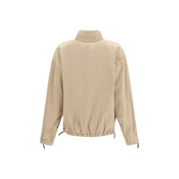 Miu Miu Beige Cotton Full-Length Jacket