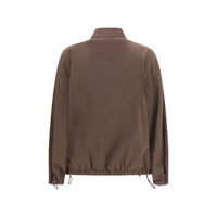 Miu Miu Brown Cotton Full-Length Jacket