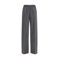Miu Miu Gray Wool Oves Aries Casual Pants