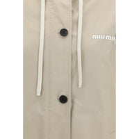 Miu Miu Beige Cotton Coat