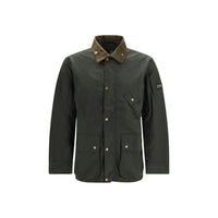 Barbour International Bicolor Cotton Full-Length Jacket
