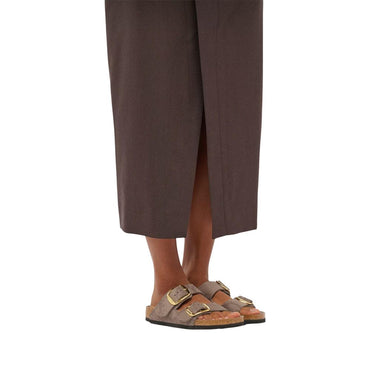 Birkenstock Gray Synthetic Flat Sandals