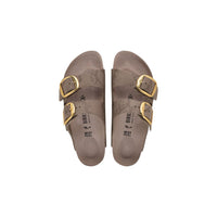 Birkenstock Gray Synthetic Flat Sandals