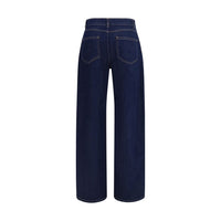 Max Mara Blue Cotton Jeans Denim