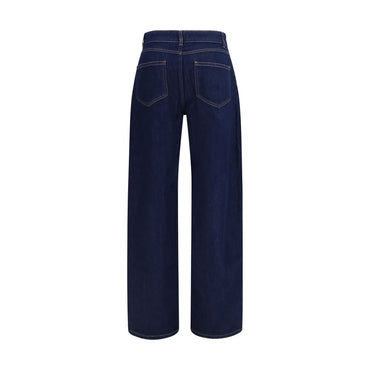 Max Mara Blue Cotton Jeans Denim