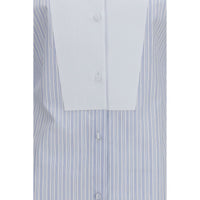 Tom Ford Blue Cotton Pattern Shirt