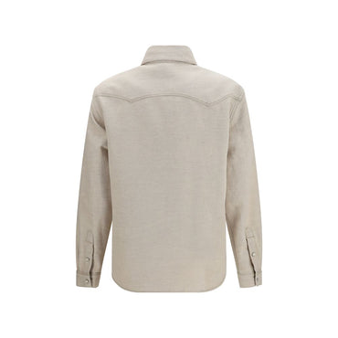 Fendi Beige Denim Shirt