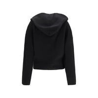 Max Mara Black Wool Oves Aries Full-Length Jacket