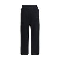 Ami Paris Black Cotton Joggers (Workout Pants)