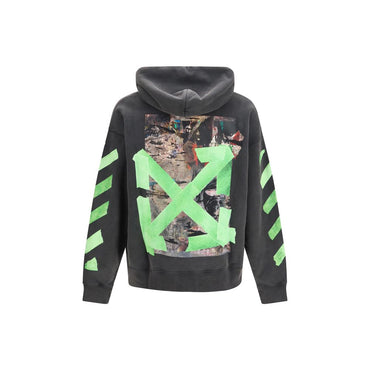 Off-White Gray Cotton Sweatshirt