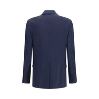 Vivienne Westwood Blue Wool Oves Aries Full-Length Jacket