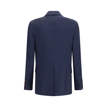 Vivienne Westwood Blue Wool Oves Aries Full-Length Jacket