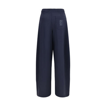 Max Mara Blue Polyamide Casual Pants