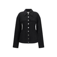 Max Mara Black Wool Oves Aries Coat