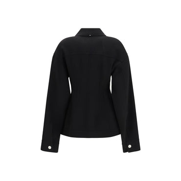 Max Mara Black Wool Oves Aries Coat