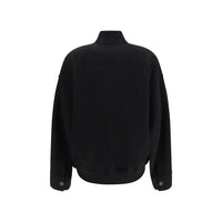 Max Mara Black Wool Oves Aries Full-Length Jacket
