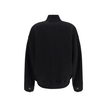 Max Mara Black Wool Oves Aries Full-Length Jacket