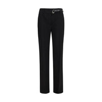 Max Mara Black Viscose Casual Pants