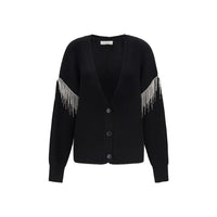 Max Mara Black Wool Oves Aries Cardigan
