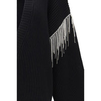Max Mara Black Wool Oves Aries Cardigan