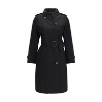 Burberry Black Cotton Coat