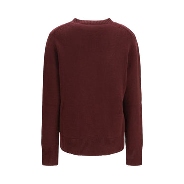Burberry Bordeaux Wool Oves Aries Sweatshirt