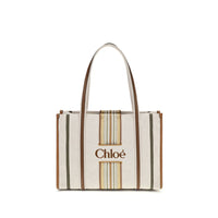 Chloé Beige Cotton Shoulder Bag