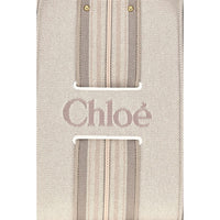 Chloé Beige Cotton Shoulder Bag