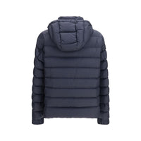 Moncler Blue Goose Down Full-Length Jacket