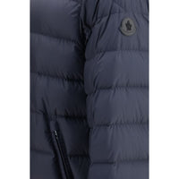 Moncler Blue Goose Down Full-Length Jacket