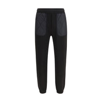 Moncler Black Cotton Athletic Pants