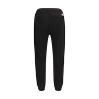 Moncler Black Cotton Athletic Pants