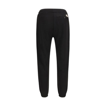 Moncler Black Cotton Athletic Pants