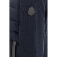 Moncler Blue Wool Oves Aries Sweatshirt