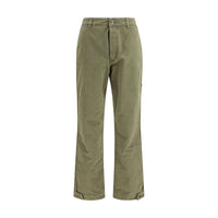 Off-White Bicolor Cotton Casual Pants