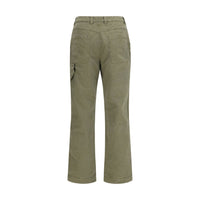 Off-White Bicolor Cotton Casual Pants