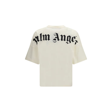 Palm Angels Beige Cotton T-Shirt