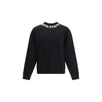 Palm Angels Black Cotton Sweatshirt